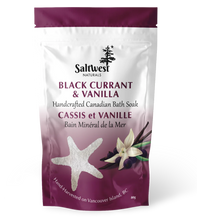 Load image into Gallery viewer, Black Currant &amp; Vanilla Bath Soak 80g