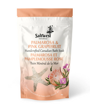 Load image into Gallery viewer, Palmarosa &amp; Pink Grapefruit Bath Soak 80g