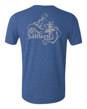 Load image into Gallery viewer, Octopus - Heather Royal Blue Stay Salt Tee
