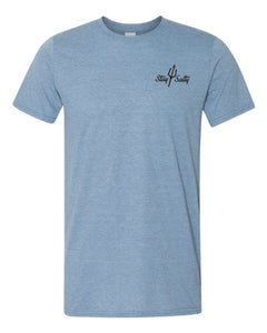 Octopus - Heather Indigo Blue Stay Salt Tee