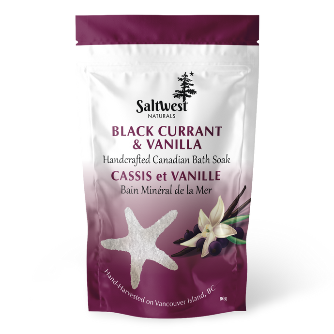 Black Currant & Vanilla Bath Soak 80g