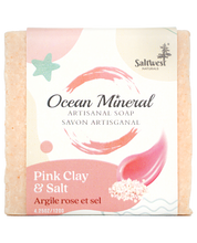 Load image into Gallery viewer, Rose Clay &amp; Pink Salt - Ocean Mineral Infused Soap