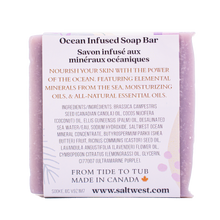 Load image into Gallery viewer, Lavender Lemongrass - Ocean Mineral Infused Soap