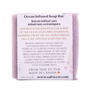 Lavender Lemongrass - Ocean Mineral Infused Soap