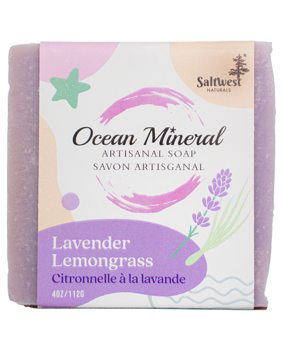 Lavender Lemongrass - Ocean Mineral Infused Soap