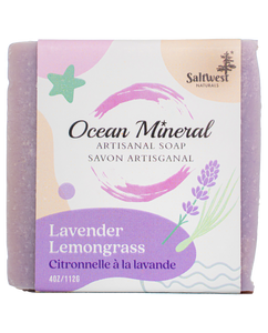 Lavender Lemongrass - Ocean Mineral Infused Soap